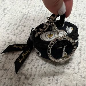 Vera Bradley Limited Edition Yellow Bird Tiny Traveler Key Ring Charm RARE